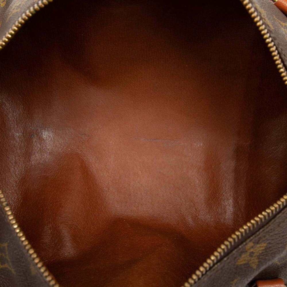 LOUIS VUITTON Authentic Brown Monogram Leather Papillon 30 Shoulder Bag - Picture 4 of 7